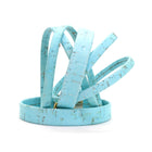 Light Blue Standard Cork Bracelet MEDIUM/GOLD